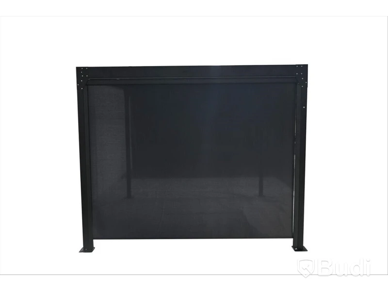 Sidovägg till pergola Sunfun, Alfaro 3x3m, svart