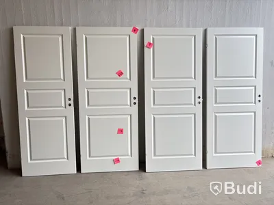 4 st. Innerdörr, Solid Elements, Finland Basic, vit, olika mått