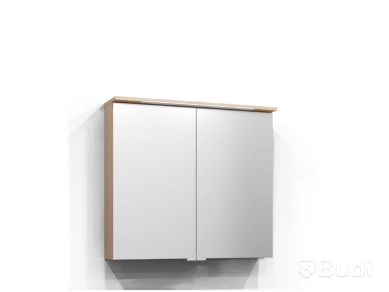 Spegelskåp Svedbergs Skuru S/U Led uttag Ek, 80 cm