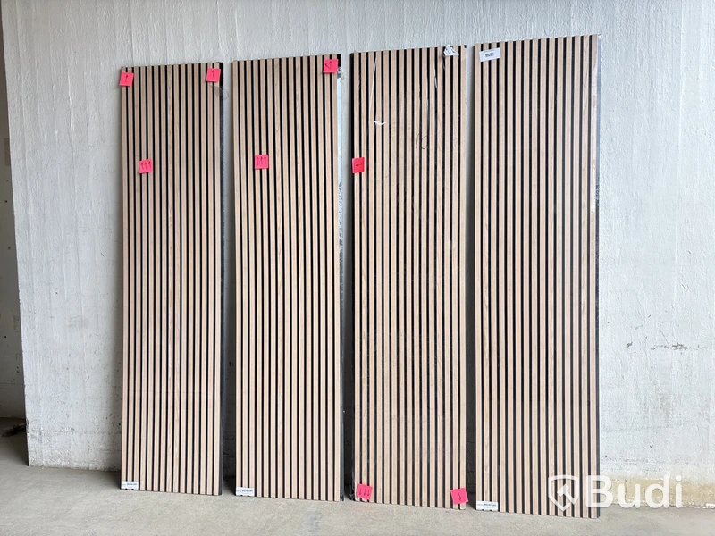 4 st. Akustikpanel Econ, ek/svart