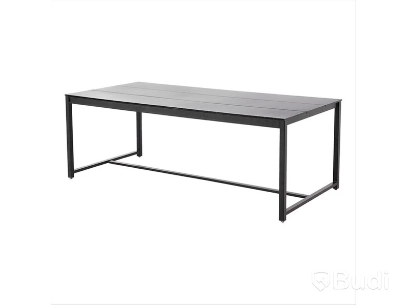 MATBORD SENSUM ASKEBY 200X100CM SVART