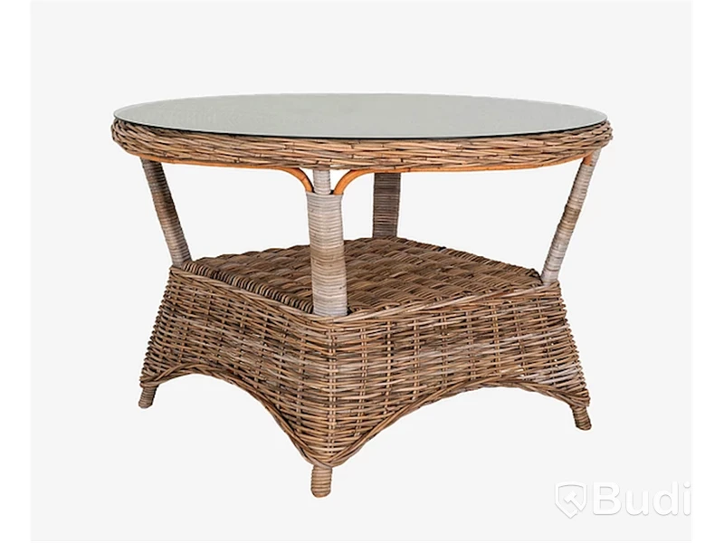 Trädgårdsbord House Nordic, Larisa Garden Table, grå, kubu, ø120