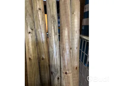 17 st. STOLPE PALMAKO, MED FASAD SPETS, Ø70X2400MM