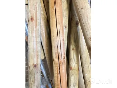 17 st. STOLPE PALMAKO, MED FASAD SPETS, Ø70X2400MM