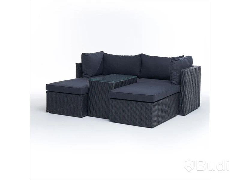 Loungset Sunfun, Öregrund, konstrotting, svart