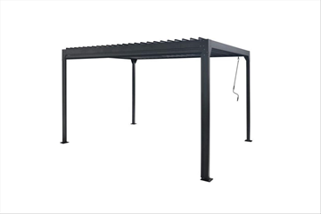 (NY) Pergola Sunfun, Alfaro 3X4m, svart 