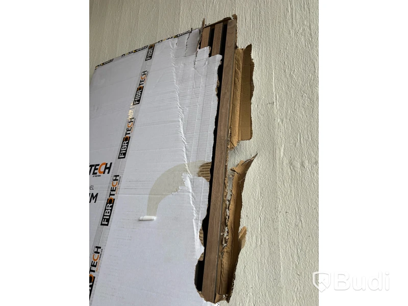 2 st. Akustikpanel Fibrotech, Basic 22X605X2440 mm, valnöt