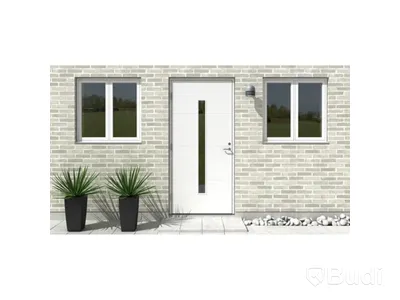 YTTERDÖRR SOLID ELEMENTS VÄXJÖ VIT 10x21