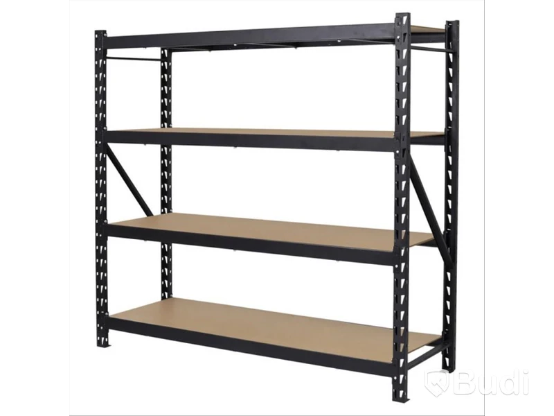 STÅLHYLLA PROBUILDER 4 HYLLOR 600KG SVART