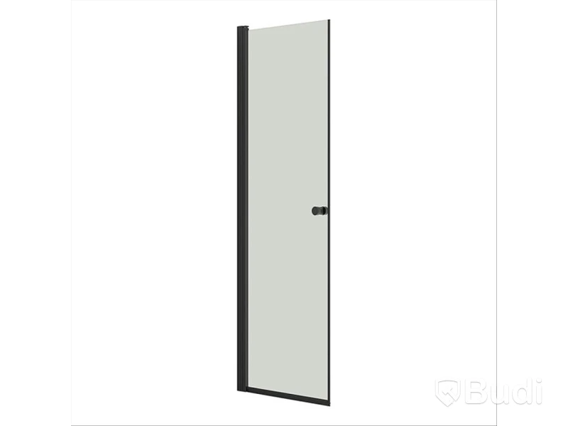 Duschdörr Scanbad, Flexi A70 Slagdörr, klarglas, 70cm, svart