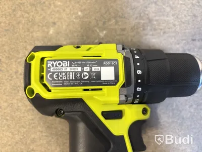 Borrskruvdragare Ryobi, RDD18C1