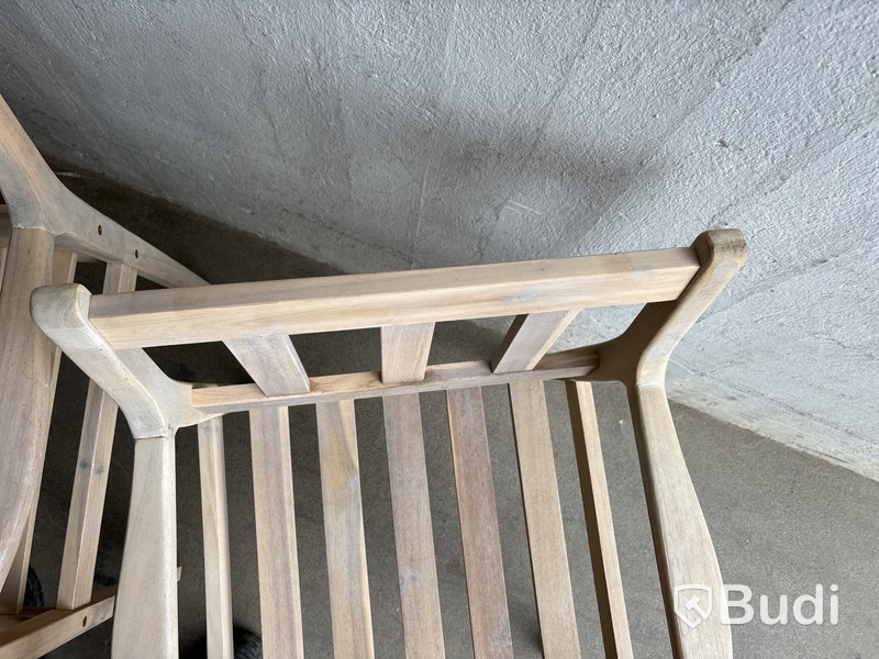 MATGRUPP SUNFUN INGMARSÖ ACACIA BORD + 6 STOLAR NATUR/BEIGE + DYNOR