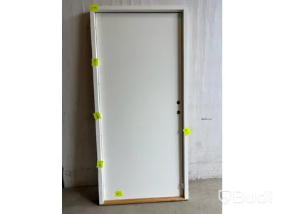 BRAND & LJUDDÖRR SOLID ELEMENTS YSTAD 10X21, vit, höger