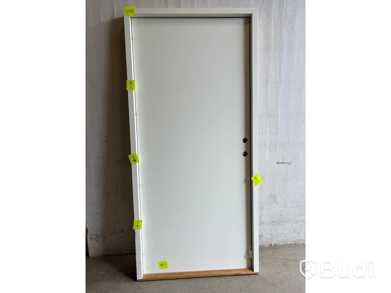 BRAND & LJUDDÖRR SOLID ELEMENTS YSTAD 10X21, vit, höger
