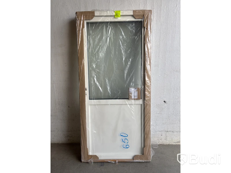 ALTANDÖRR SOLID ELEMENTS VHED 3-GLAS TRÄ VIT 10x21 VÄNSTER