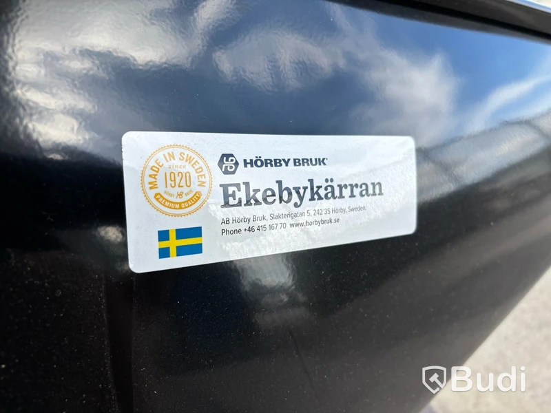 Skottkärra HÖRBY BRUK Ekeby Täppan, svart, 90L