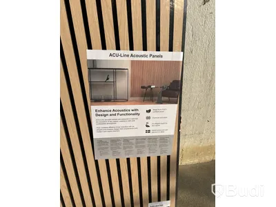 4 st. Akustikpanel ACU-LINE Ek svart