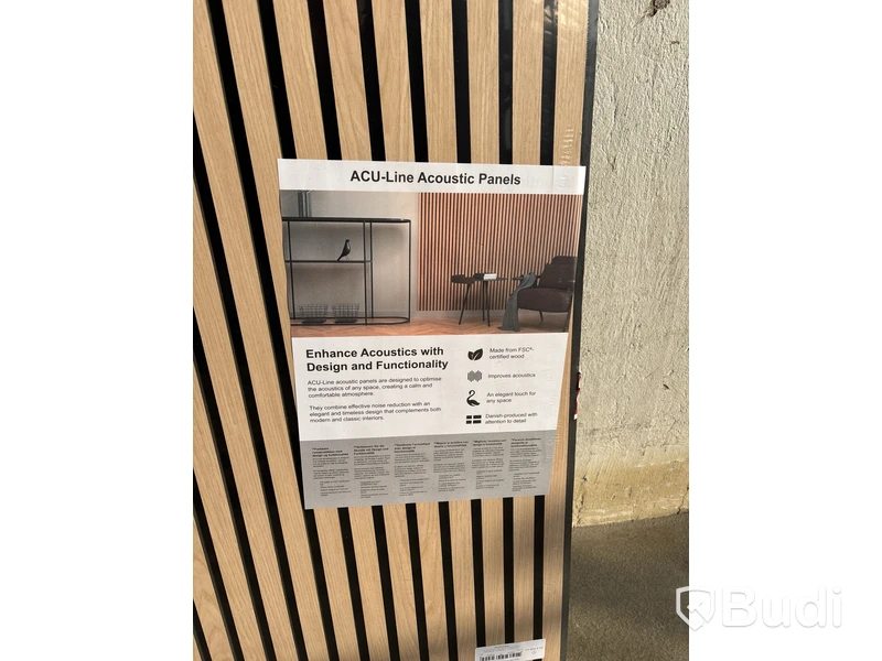 4 st. Akustikpanel ACU-LINE Ek svart