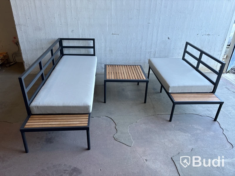 Hörngrupp Sensum Ankarsvik Teak Svart