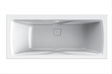 (NY) Badkar Allibert Sylene Duo 180x80 cm, vit