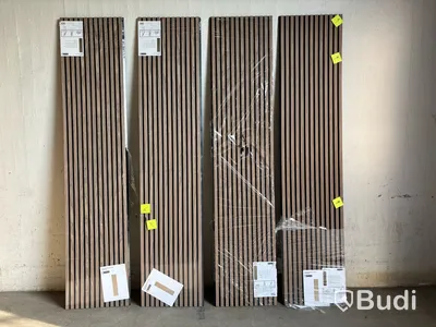 4 st. AKUSTIKPANEL B!DESIGN SVENDBORG VALNÖT 2400X520X18 MM