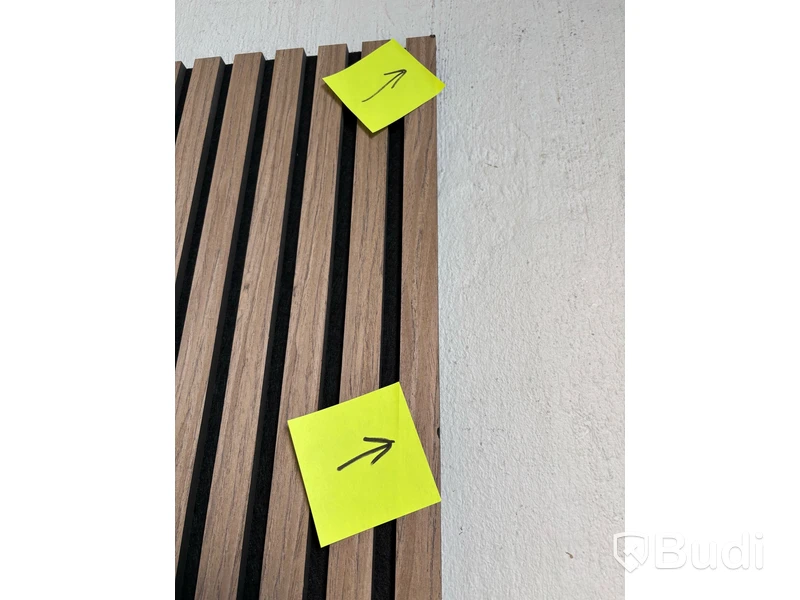 4 st. AKUSTIKPANEL B!DESIGN SVENDBORG VALNÖT 2400X520X18 MM