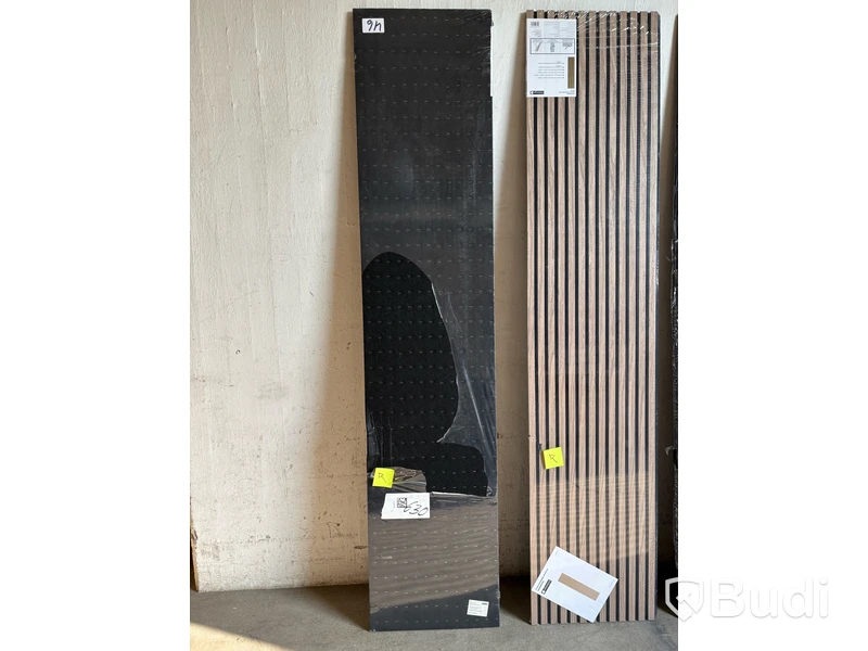 4 st. AKUSTIKPANEL B!DESIGN SVENDBORG VALNÖT 2400X520X18 MM