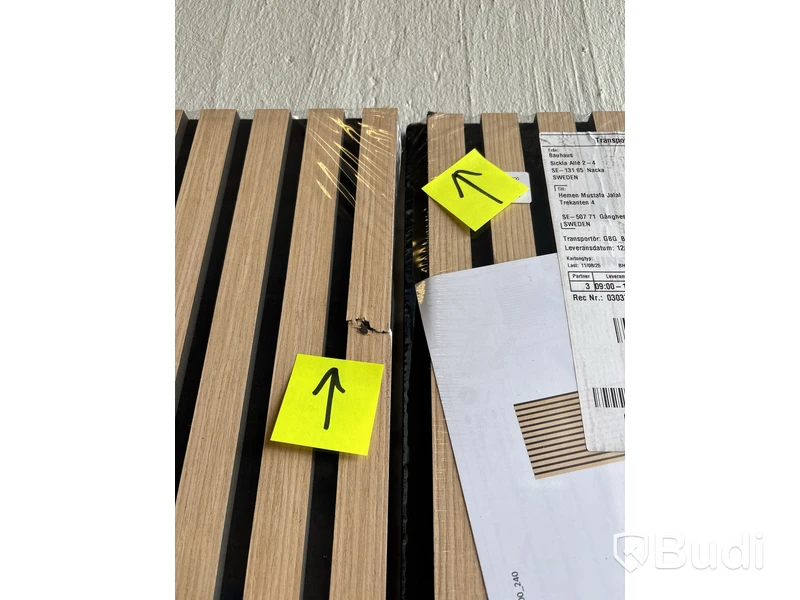 5 st. AKUSTIKPANEL B!DESIGN SVENDBORG EK 2400X520X18MM