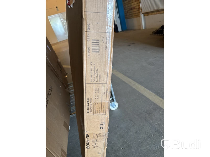 MATBORD SUNFUN ASKERSUND 100X210CM SVART