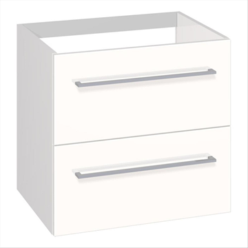 (NY) TVÄTTSTÄLLSSKÅP SCANBAD MULTO 2 LÅDOR VIT HÖGBLANK 60 CM