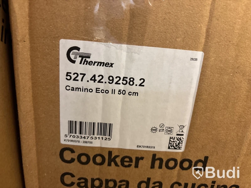 Köksfläkt Thermex, Camino Eco II, rostfri, 50 cm