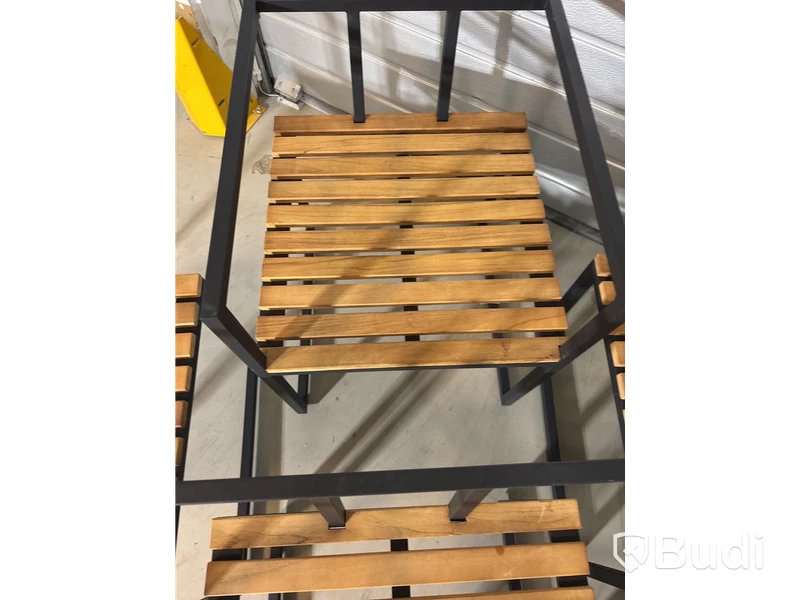 6 st. Stolar för utomhusbruk