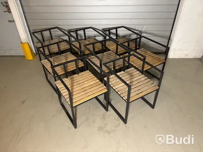 8 st. Stolar för utomhusbruk