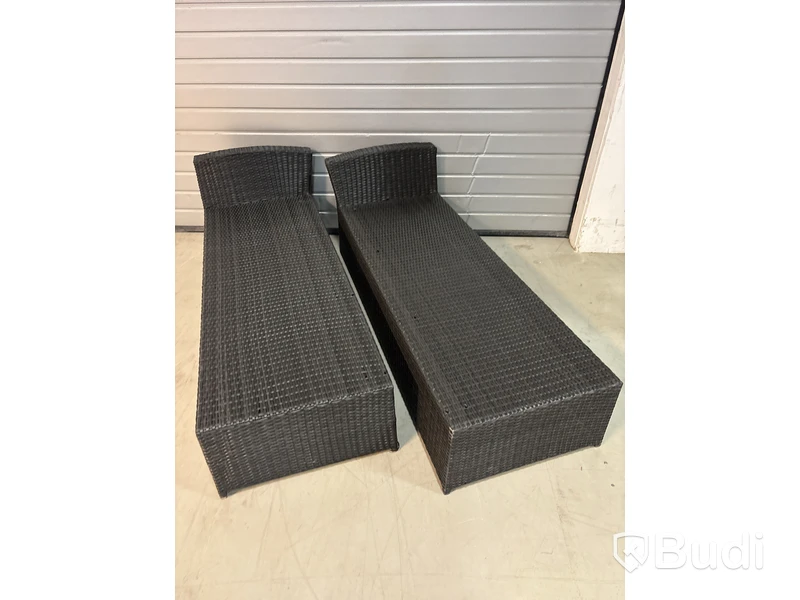 2 st. Loungesoffor för utomhusbruk