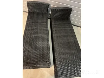 2 st. Loungesoffor för utomhusbruk