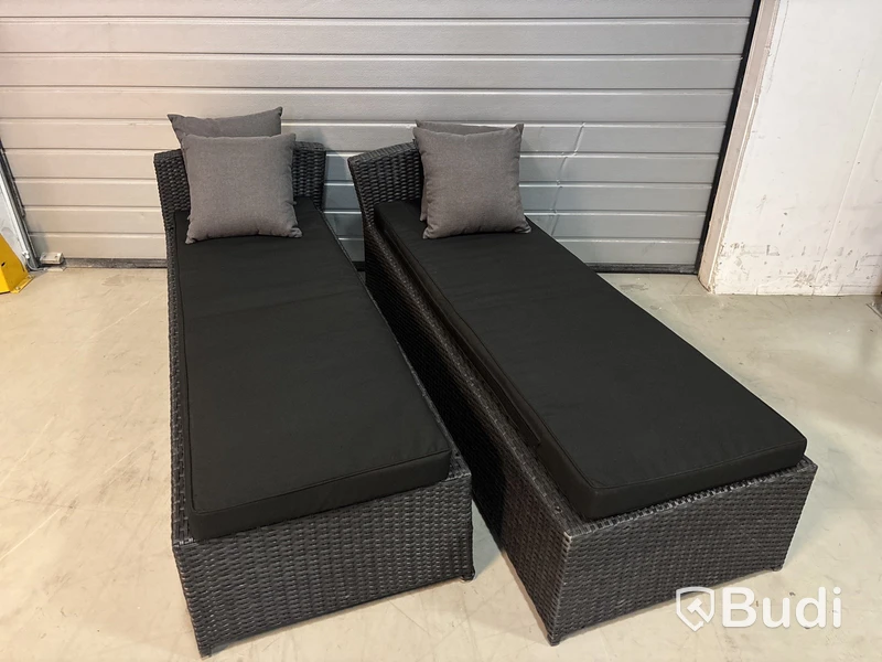2 st. Loungesoffor för utomhusbruk