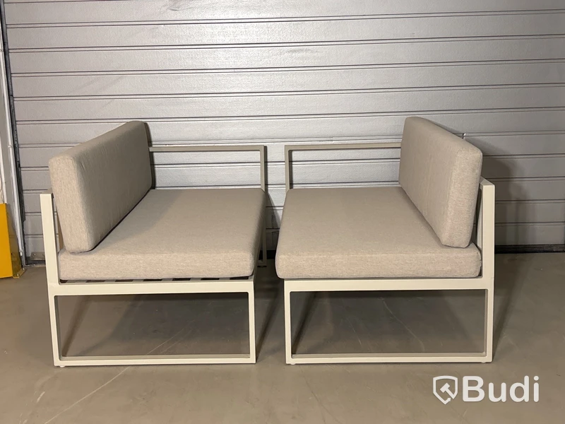 2 st. Loungesoffor Sensum, sand