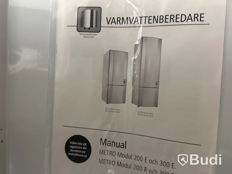 VARMVATTENBEREDARE METRO THERM MODUL 200 E