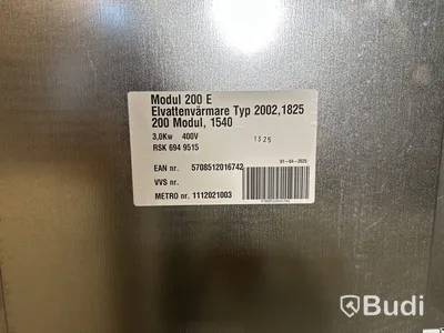 VARMVATTENBEREDARE METRO THERM MODUL 200 E