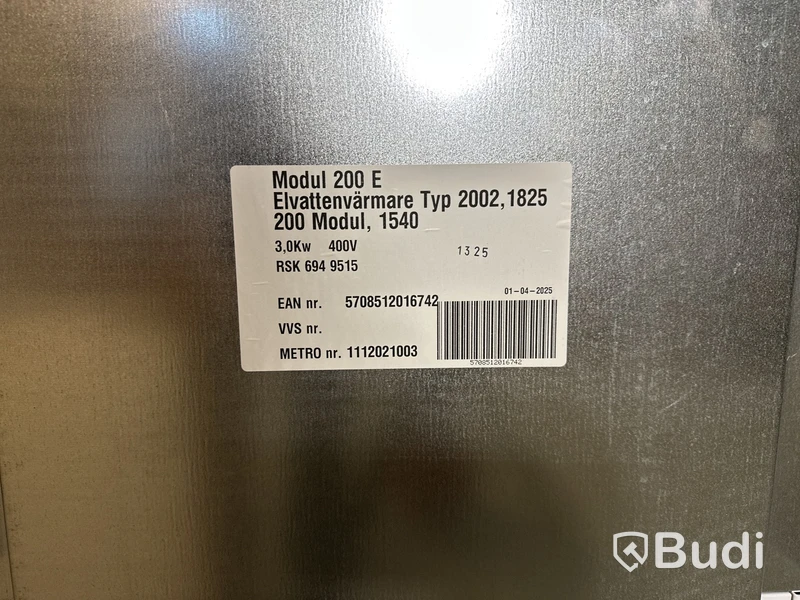 VARMVATTENBEREDARE METRO THERM MODUL 200 E