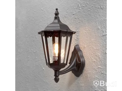 3 st. VÄGGLAMPA KONSTSMIDE FIRENZE SVART