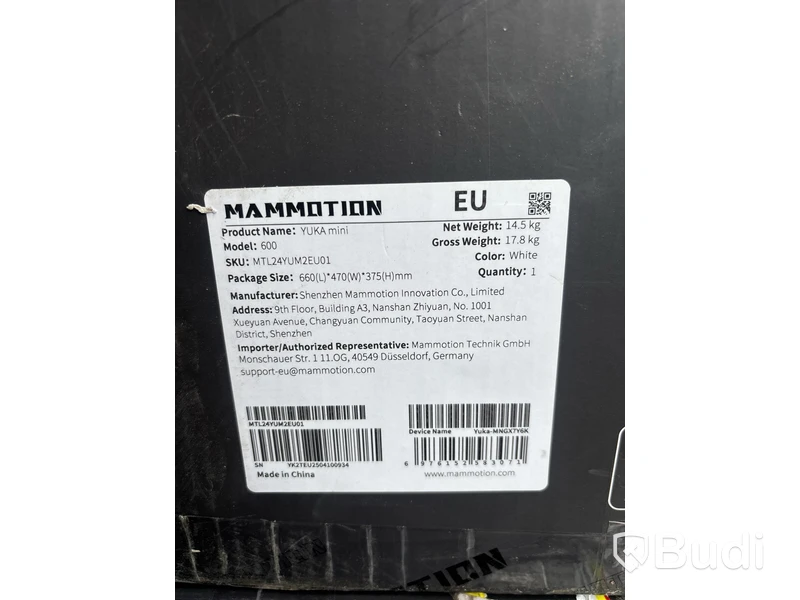 2 st. ROBOTGRÄSKLIPPARE MAMMOTION YUKA MINI 600M² - reservdelsobjekt / reparationsobjekt