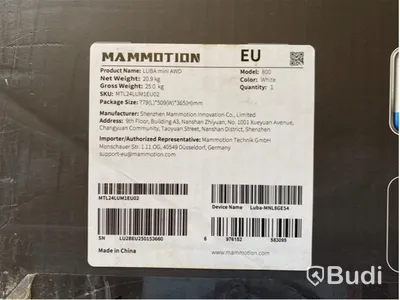 ROBOTGRÄSKLIPPARE MAMMOTION LUBA MINI AWD 800M² - Reservdelsobjekt / reparationsobjekt