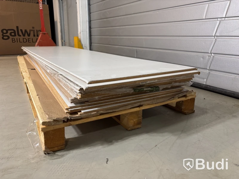 12 st. VÄGGPANEL HUNTONIT ANTIK VÄGG FROST 11X620X2390 MM