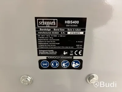 BANDSÅG SCHEPPACH HBS400 750W