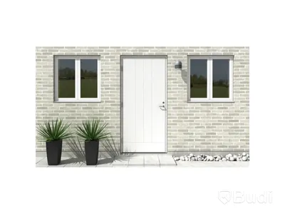 YTTERDÖRR SOLID ELEMENTS YSTAD VIT 10X21 VÄNSTER