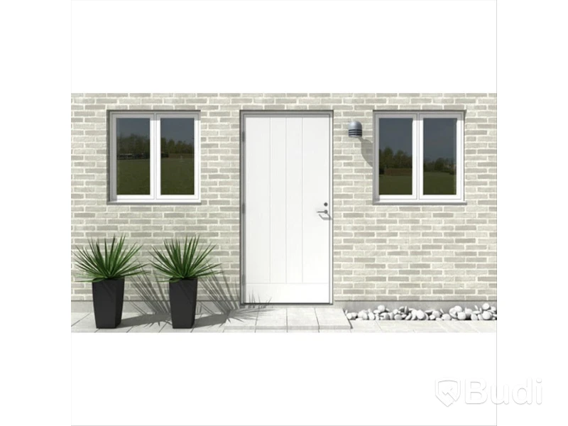 YTTERDÖRR SOLID ELEMENTS YSTAD VIT 10X21 VÄNSTER