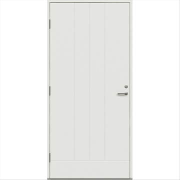 (NY) YTTERDÖRR SOLID ELEMENTS YSTAD VIT 10X21 VÄNSTER
