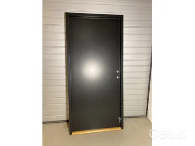 YTTERDÖRR SOLID ELEMENTS YSTAD SVART 10X21 HÖGER