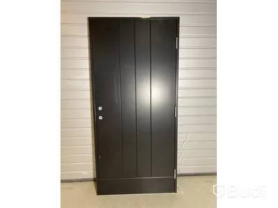 YTTERDÖRR SOLID ELEMENTS YSTAD SVART 10X21 HÖGER